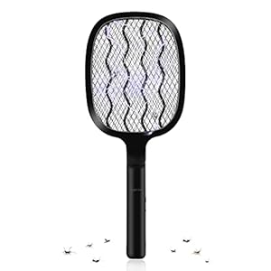 Night Cat Elektrische Vliegen Insecten 3000V Oplaadbare Zapper Moordenaar Racket Mug Swatter Killer USB C Oplaadbaar