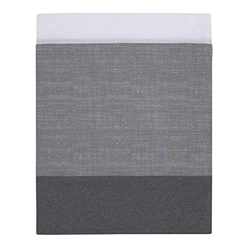 Nojo Baby-Saurus Brontosaurus, Tyrannosaurus Dinosaurs With Mountains Leaves 4Piece Nursery Crib Bedding Set, Grey, White, Green #TOP3