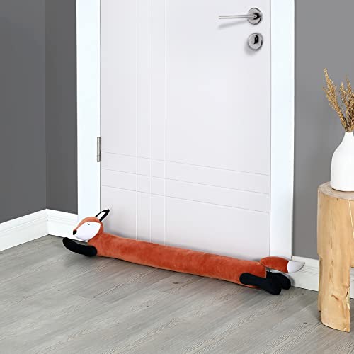 Decorative 36 Inch Door/Window Draft Guard - Energy Saving, Beautiful Decor, Available In Many Different Animal Styles, Great Gift (Roger The Fox) #TOP2