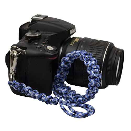 Image of Paracord Wrist | Camera Strap for Robust Hand Grip To Hold All DSLR Camera | Heavy gear | Binocular -Alloy camera strap