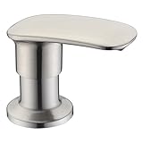 Sink Soap Dispenser WENKEN Stainless Steel Kitchen Sink Soap Dispenser Built in Hand Soap Dispenser Pump Large Capacity 17 OZ Bottle Zinc Alloy Nozzle Brushed Nickel