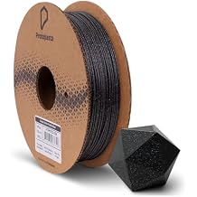 Protopasta 3D Printer Filament | PLA Filament 1.75mm | Empire Strikes Black Glitter HT PLA | 500g Spool