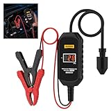 AUTOOL PT502 Digital Vacuum Pressure Gauge, Automotive Vacuum Leak Tester with Temperature Compensation, 101kPa High Accuracy Engine Intake Exhaust EGR Diagnostic Tool, 12V Car Powered