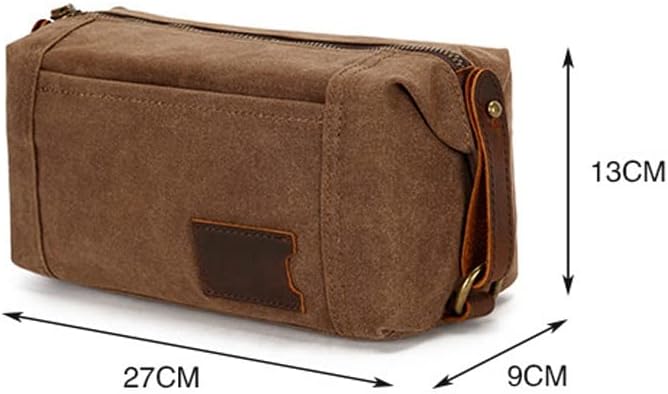 Men's and Women's Makeup bag Travel Hand Grab Washing Retro Bag Wrist image 3