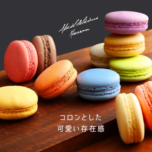 マカロン 12個入 手提げ袋対応可能 箱にリボン掛け スイーツ ギフト 誕生日 お菓子 退職 お祝い 内祝い 個包装 天使がくれたマカロン [冷] km12 4枚目