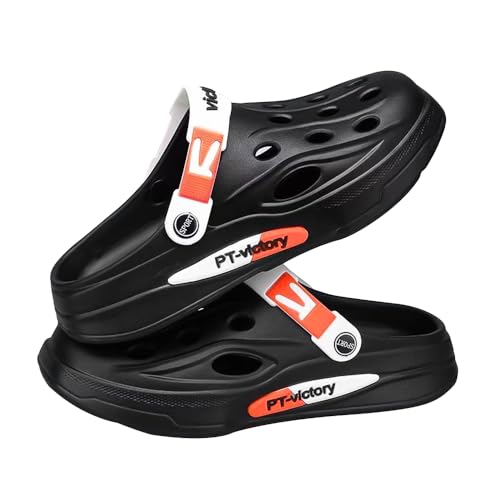 Newly Fashion EVA Men‘s Slippers with Non Slip Shoelace, Quick-drying Closed-toe styles Sandals for Indoor Outdoor Walking Summer Beach Slides