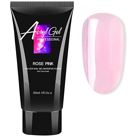 9 Colors Poly Nail Gel Kit Builder, Poly Nail Extension Glue Nail Enhancement Nail Thickening Tool Poly Builder UV Gel 30ml Cover