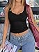 PRETTYGARDEN Women's Tank Tops 2026 Casual Sleeveless Scoop Neck Ribbed Fitted Basic Workout Spring Top Fashion Clothes (Black, Medium)