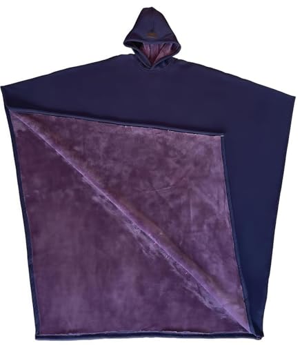 Arcane Hoodie Blanket Cloak Cloak Blanket Loose Blanket Hoodie Clothes For All Body Types(Purple)