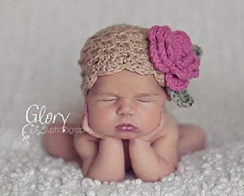 Infant girl crochet hats Clearance