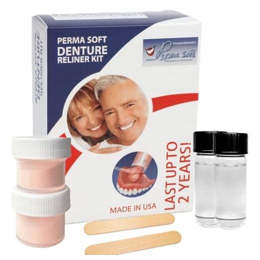 Perma Soft Denture Reliner Kit - Relines 2 Denture Plates