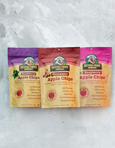 Sisters Fruit Company's All-Natural, Gluten-Free TRIO Apple Chips