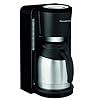Rowenta CT 3818 Coffee Machine Milano 10 Cups Thermal can with 4 Hours Keeping Warm Function drip Stop Black