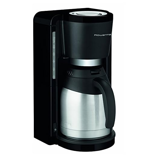 Rowenta CT 3818 Adagio Milano Filterkoffiezetapparaat, Roestvrij Staal, 10-15 Kopjes, 850 Watt, 1.5 L, Zwart