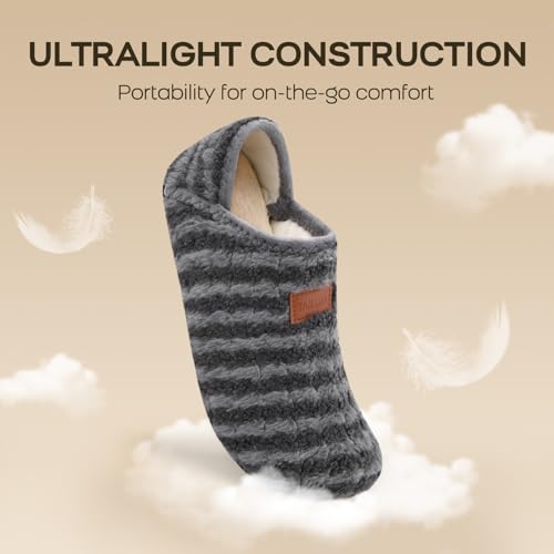 Image of Tanamo House Slippers for Women Men Indoor Barefoot Slippers Socks Slip on House Shoes Cozy Comfy Slippers for Home Bedroom Travel Yoga