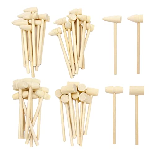 Doumneou 40 Pcs Mini Martelos de Caranguejo de Caranguejo Caranguejo Lagosta Martelos de Brinquedo P