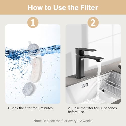 Filtres fontaine Smartoo 7L : lot de 12 recharges avec éponges - 5