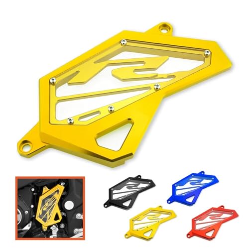 Protector de cadena CNC en aluminio rojo para Yamaha YZFR3 R25 2