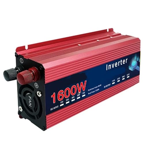 Inverter 12v/24v To 110v/220v Pure Sine Wave Inverter 12v 220v 1000W 1600W DC To AC Portable Auto Converter Car Inverter(1000W 24V 220V 60Hz)