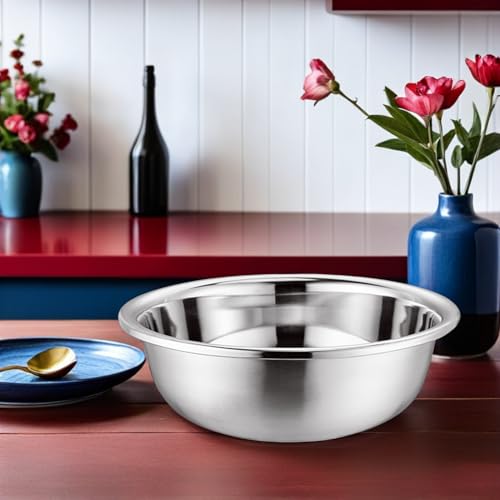 Tazón de Acero Inoxidable 28 cm para Cocina y Uso Diario miniatura 5