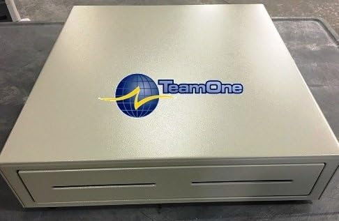 NCR RealPOS 2186-7600 CASH DRAWER- COMPACT, REV A, MODULAR MID-RANGE W/ BLACK I/F CABLE, NO TILL, NO KEYLOCK, BEIGE / G11, Lock #235 APG NPS-3067, 497-0472908