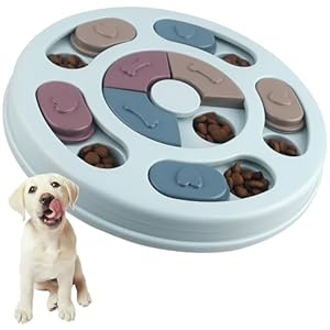 Elezenioc Jouet Chiens Intelligent Friandise,Ralentissez à Manger des Jouets de Chien,Puzzle Intelligence Anti-dérapant Jouets pour Chien,Chiot et Chat