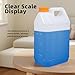 ASEVAT 2 Pcs 1 Gallon Jugs with Caps Empty Plastic Gallon Containers with Lids Oil Container Automotive Square F-Style Plastic Jug for Liquids Water Laundry Soaps Detergents Home and Commercial Use
