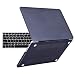 HDE MacBook Pro 13 Inch Retina Case Hard Shell Cover Rubberized Soft Touch Plastic with Silicone Keyboard Skin Fits Mac Notebook 13" with Retina Display (No CD Drive) Model A1425 and A1502 (Black)