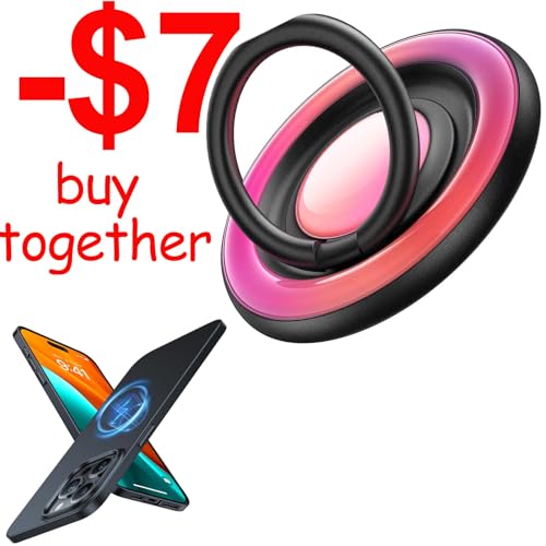 TORRAS Magnetic Case & Magnetic Phone Grip Ring Holder Kickstand Spinner