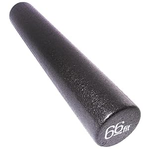 66fit EPP Foam Roller 15cm Diameter Black – Physio Pilates Yoga Trigger Point Massage