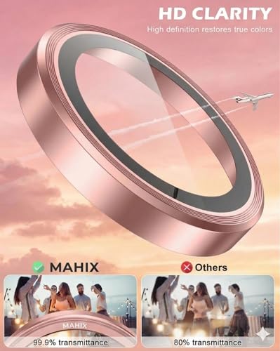 Image of Camera Lens Protector for Samsung Galaxy S26 / S26 Plus Pink Gold AR AF Coated 9H Tempered Glass Camera Guard, Anti Drop, Scratch Resistant Camera Lens, Case Friendly Waterproof Heavy Duty UHD Clear Camera Cover