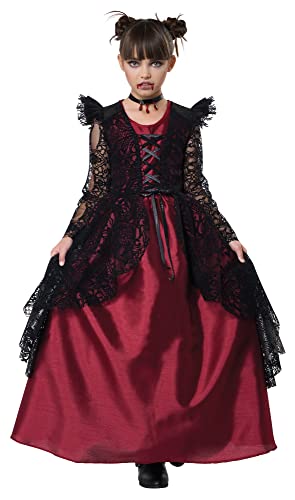 California Costumes, Gothic Lace Vampire, Child Medium