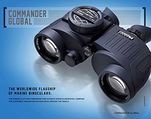 Image of Steiner Commander Series 7x50 Marine Binoculars, Performance Marine Optics to Navigate Low Light or Fog, with Global Compass