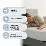 Max color Prześcieradło 25 cm narożne, 100% bawełna, białe, małe podwójne