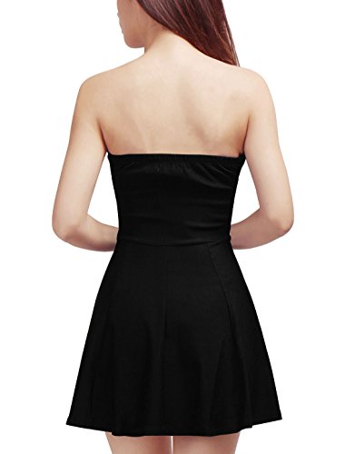 Image of Allegra K Women's Sexy Strapless Party Dress Sweetheart Neck Sleeveless Mini Tube Top Dresses