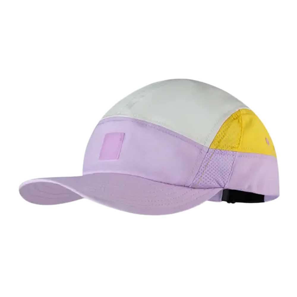 Buff Adults 5 Panel Go UPF 50 Adjustable Running Cap - Lilac , L-XL