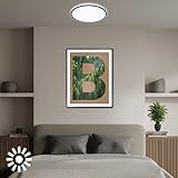 BRILONER - EEK A LED Ceiling lamp Efficient with 8.5W at 1800lm, Approx. 50,000h Light, indirect Light, LED lamp, LED Ceiling Light, Living Room lamp, LED Panel, Kitchen lamp, 33x6 cm, Black - Image 3