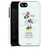  DeinDesign Coque Compatible avec Apple iPhone 5s Coque renforcée Coque Antichoc Minnie Mouse Disney Produit sous Licence Officielle