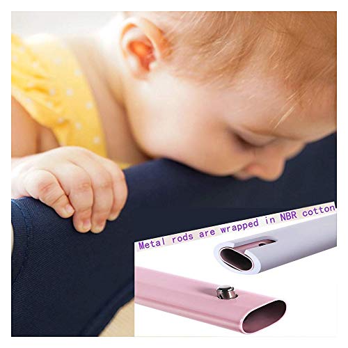 Barrière de lit bébé bleue 1,5m avec levage vertical réglable - 5