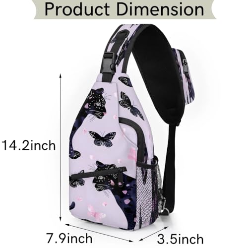 Bolso tipo sling unisex para senderismo y viaje miniatura 2