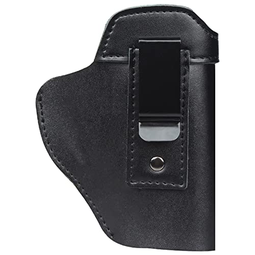 Gun Holsters, Genuine Leather Holster For Pistols, Universal Airsoft Right/Left, Iwb/Owb 9Mm Holsters For Concealed Carry - Holster Fits Glock 17,19,26,43, M&P Shield And Similar Handgun (Left Hand) #TOP20