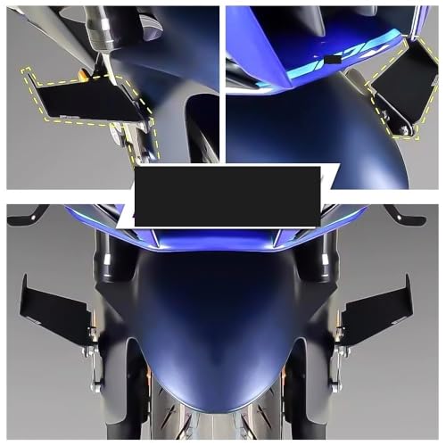Spoiler avant moto réglable pour stabiliser la conduite sur MT-10 - 7