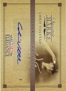 2007 TRISTAR Elegance Signature Marks #CV Chris Volstad Auto MLB Baseball Trading Card