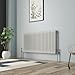 NRG Column Radiator Gloss White 600x1190mm Double Traditional Cast Iron Style Heater Interior Designer Horizontal Bathroom Radiators