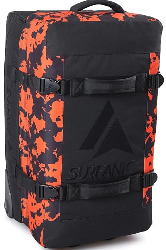 Surfanic Maxim 3.0 100L Roller Bag (Orange Map)