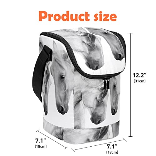 Bolsa de almuerzo de caballo lonchera ligera reutilizable para hombres y mujeres 5