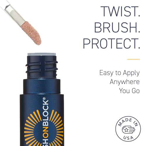 image for Brush On Block Sun Shine Protective Lip Oil SPF 30, Mineral Protection
