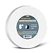 POWERTEC 15504 White Aluminum Oxide Grinding Wheel, 8-Inch by 1-Inch, 5/8-Inch Arbor, 60 Grit
