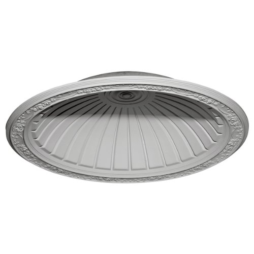 Image of Ekena Millwork DOME42HA Hamilton Recessed Mount (36 1 /2 inch Diameter x 9 1 /4 inchD Rough Opening) Ceiling Domes, 42 7 /8 inchOD x 35 3 /8 inchID x 8 1 /4 inchD , Primed