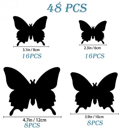 image for OPSEAM Butterfly Wall Decor 24/48 PCS, 3D Butterflies Stickers for Par